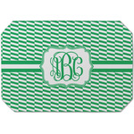 Zig Zag Dining Table Mat - Octagon (Single-Sided) w/ Monogram