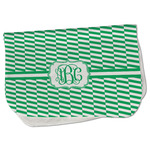 Zig Zag Burp Cloth - Fleece w/ Monogram