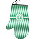 Zig Zag Left Oven Mitt (Personalized)