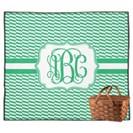 Zig Zag Outdoor Picnic Blanket (Personalized)