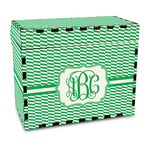 Zig Zag Wood Recipe Box - Full Color Print (Personalized)