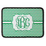 Zig Zag Iron On Rectangle Patch w/ Monogram