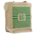 Zig Zag Reusable Cotton Grocery Bag - Single (Personalized)