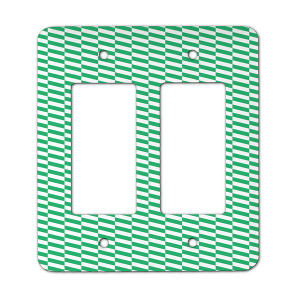 Custom Zig Zag Rocker Style Light Switch Cover - Two Switch