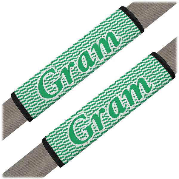 Custom Zig Zag Seat Belt Covers (Set of 2) (Personalized)