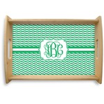 Zig Zag Natural Wooden Tray - Small (Personalized)