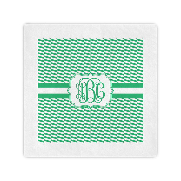 Custom Zig Zag Standard Cocktail Napkins (Personalized)