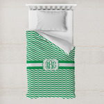 Zig Zag Toddler Duvet Cover w/ Monogram