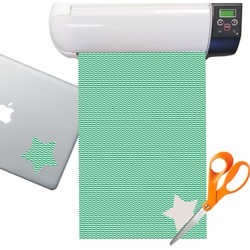 Zig Zag Sticker Vinyl Sheet (Permanent)