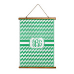 Zig Zag Wall Hanging Tapestry - Tall (Personalized)