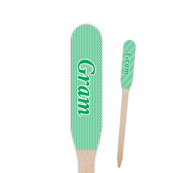 Zig Zag Paddle Wooden Food Picks (Personalized)