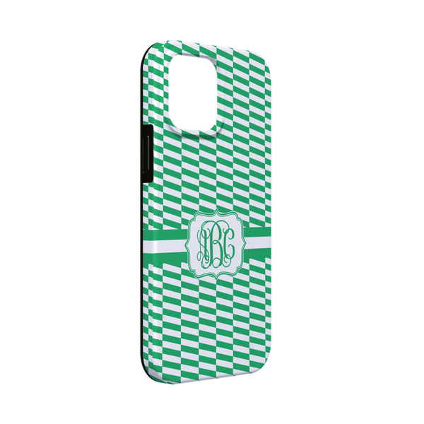 Custom Zig Zag iPhone Case - Rubber Lined - iPhone 13 Mini (Personalized)