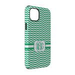 Zig Zag iPhone Case - Rubber Lined - iPhone 14 Pro (Personalized)