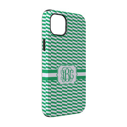 Zig Zag iPhone Case - Rubber Lined - iPhone 14 (Personalized)