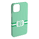 Zig Zag iPhone Case - Plastic - iPhone 15 Plus (Personalized)