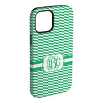 Zig Zag iPhone Case - Rubber Lined - iPhone 15 Pro Max (Personalized)