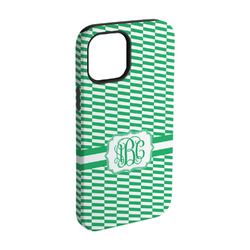 Zig Zag iPhone Case - Rubber Lined - iPhone 15 Pro (Personalized)