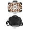 Cow Print 15" Hard Shell Briefcase - APPROVAL