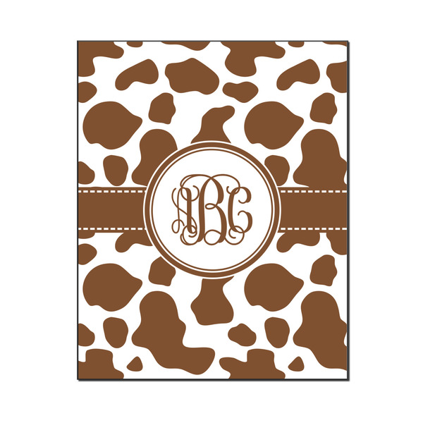 Custom Cow Print Wood Print - 16x20 (Personalized)