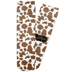 Cow Print Adult Crew Socks