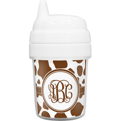 Cow Print Baby Sippy Cup (Personalized)