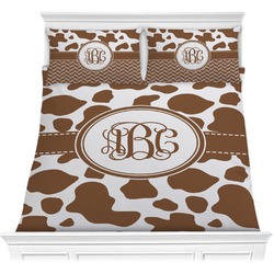 Cow Print Comforter Set - Full / Queen (Personalized)