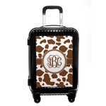 Cow Print Carry On Hard Shell Suitcase (Personalized)