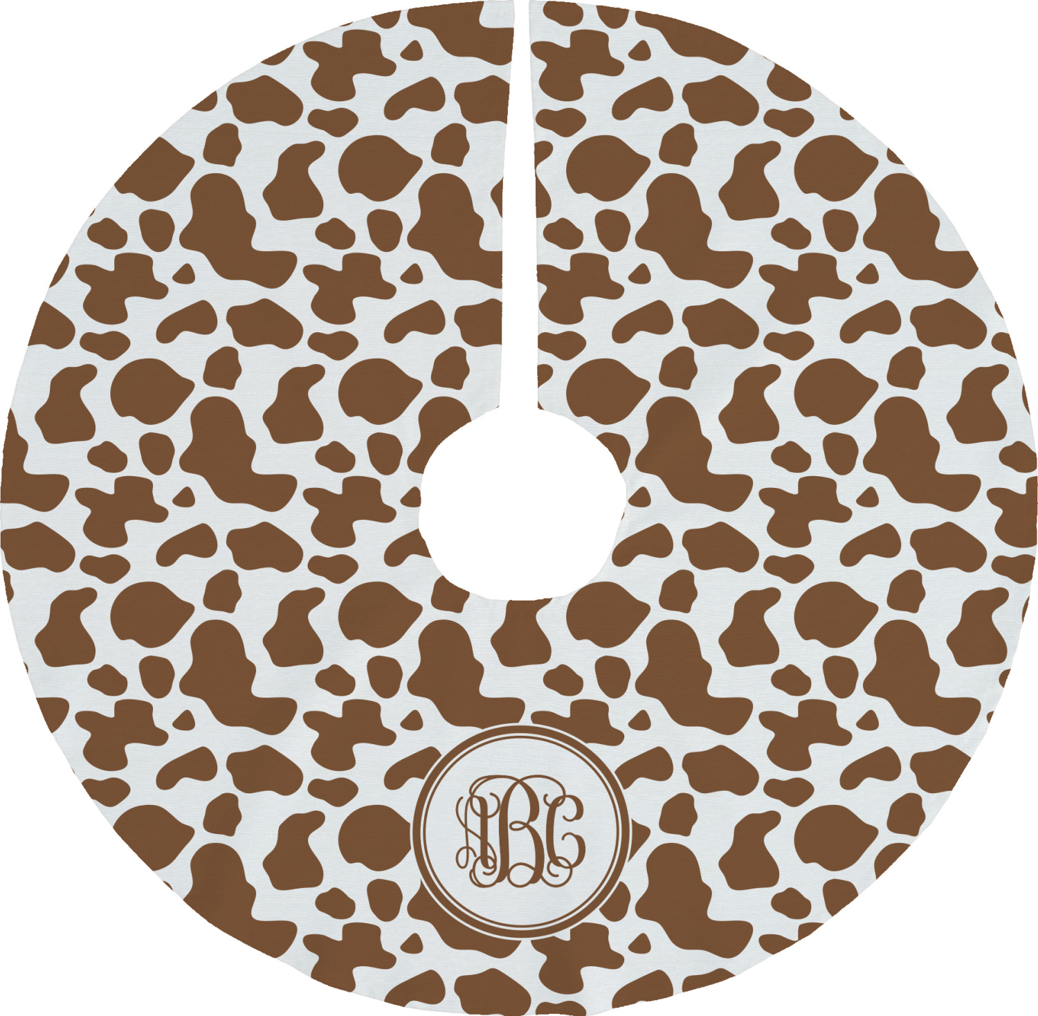 Cow print outlet tree skirt