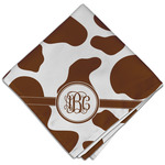 Cow Print Cloth Dinner Napkin - Single w/ Monogram