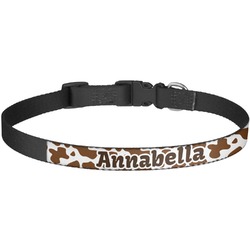 Cow Print Dog Collar - Large (Personalized)