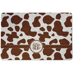 Cow Print Dog Food Mat w/ Monogram