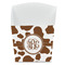 Cow Print French Fry Favor Box - Front View