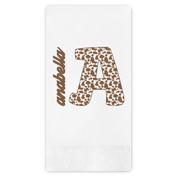 Custom Cow Print Guest Paper Towels - Full Color (Personalized)