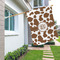 Cow Print House Flags - Single Sided - LIFESTYLE