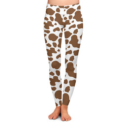 Cow Print Ladies Leggings - Small