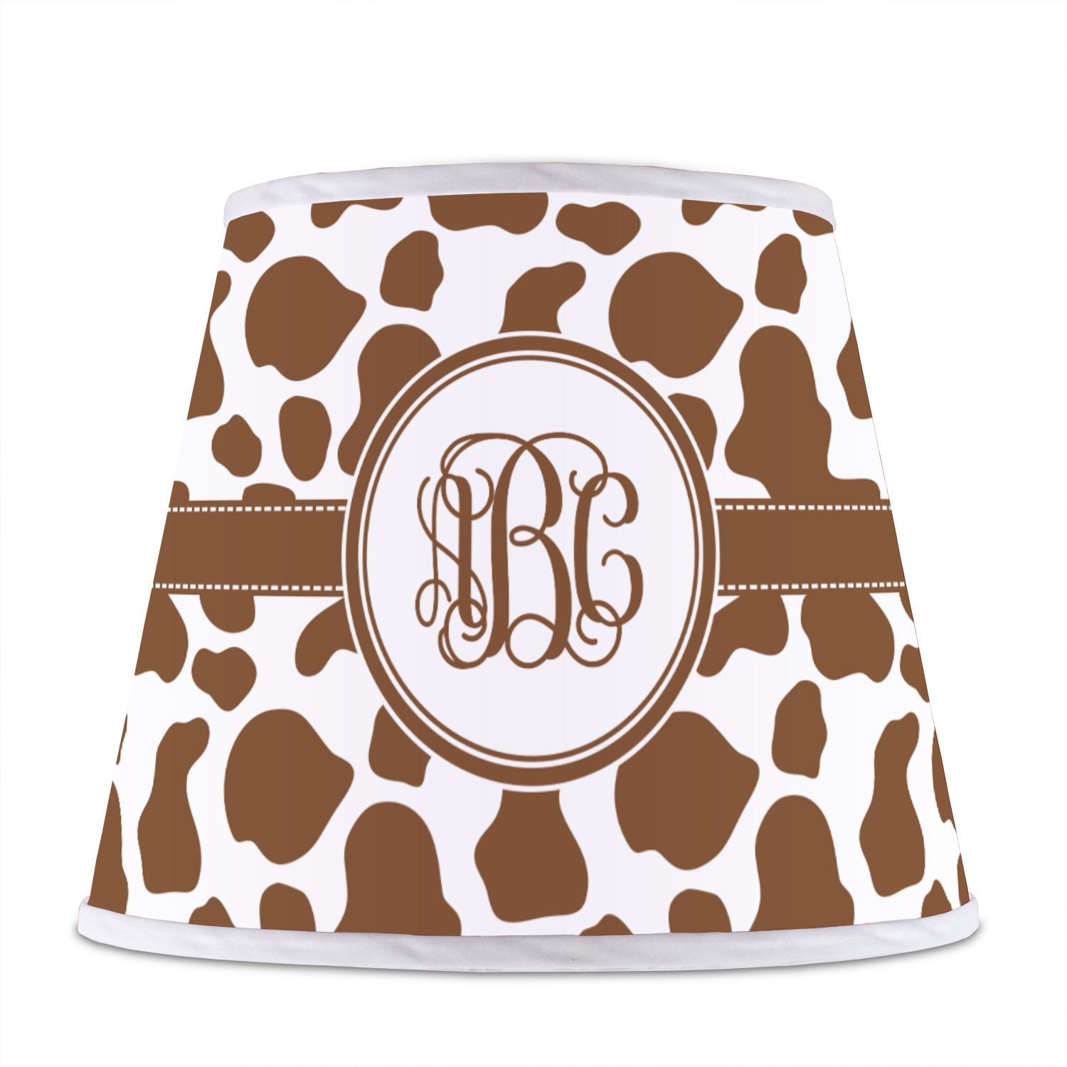 Cow Print Empire Lamp Shade (Personalized) - YouCustomizeIt