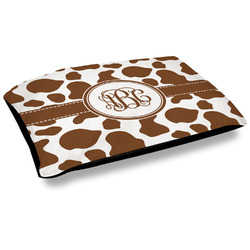Cow Print Outdoor Dog Bed - Large (Personalized)