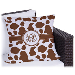 Cow Print Outdoor Pillow - 20" (Personalized)