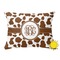 Cow Print Outdoor Throw Pillow (Rectangular - 12x16)