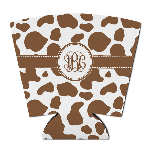 Custom Cow Print Party Cup Sleeve - with Bottom (Personalized)