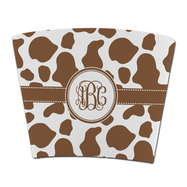 Custom Cow Print Party Cup Sleeve - without bottom (Personalized)