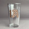Cow Print Pint Glass - Two Content - Front/Main
