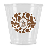 Cow Print Plastic Shot Glass (Personalized)