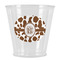 Cow Print Plastic Shot Glasses - Front/Main