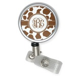Cow Print Retractable Badge Reel (Personalized)