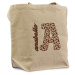 Cow Print Reusable Cotton Grocery Bag - Single (Personalized)