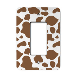 Cow Print Rocker Style Light Switch Cover - Single Switch
