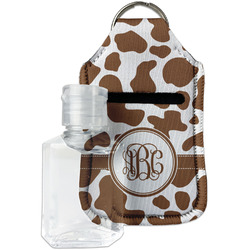 Cow Print Hand Sanitizer & Keychain Holder - Small (Personalized)