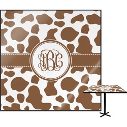 Cow Print Square Table Top - 30" (Personalized)