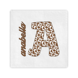 Cow Print Cocktail Napkins (Personalized)